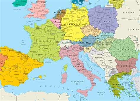 map of central europe 2021.